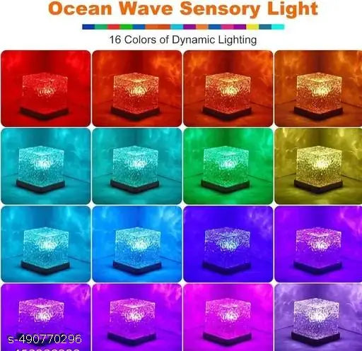Night Lamp Ocean Wave Projector Led