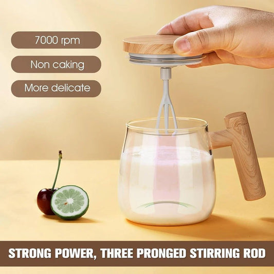 400 mL Glass Self Stirring Mug, For Gifting