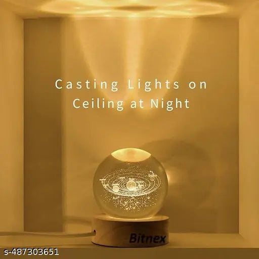 universe crystal lamp